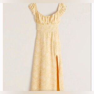 NWT Abercrombie & Fitch Cap Sleeve Scoopneck Midi Dress